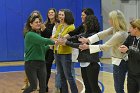 WBBall Final Four tribute  Wheaton College honored the 25th anniversary of the 1994-95 women’s basketball team that went to the NCAA final four during halftime ceremony of Wheaton’s game against Mount Holyoke College Saturday, January 18, 2020. - Photo By: KEITH NORDSTROM : Wheaton, basketball, NCAA, Final Four, 25th anniversary